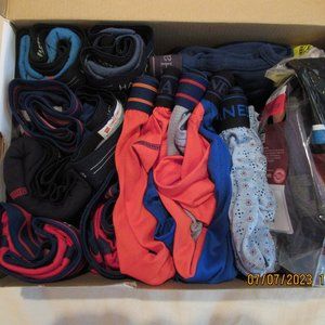 Shoebox Full of NEW Hanes Mens Boxer Briefs Sizes L and XL 16 PAIR!